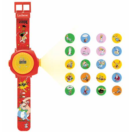 Montre digitale avec projection astérix Rouge 1 - vertbaudet enfant 
