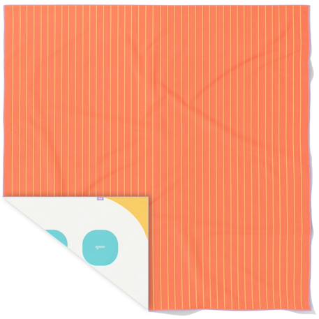 Serviette de plage 2 en 1 jeu d'équilibre (180 x 180 cm) Bleu, orange, blanc+Multicolore+Vert d'eau, bleu, blanc+Violet, blanc, jaune 8 - vertbaudet enfant 