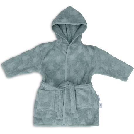 Peignoir éponge miffy jacquard en coton Bleu+Rose 1 - vertbaudet enfant 