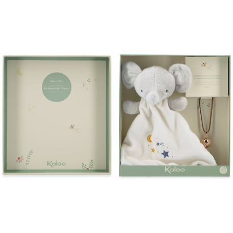 Coffret bola et doudou Bleu, blanc, vert+Gris, blanc, bleu 6 - vertbaudet enfant 