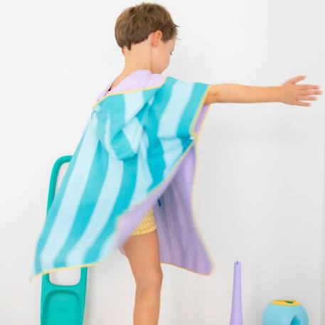Poncho de plage lagon (60 x 60 cm) Bleu, orange+Bleu, rouge+Vert d'eau, bleu, violet 17 - vertbaudet enfant 