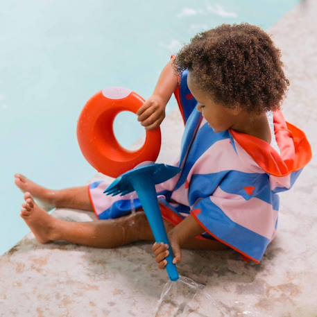 Poncho de plage lagon (60 x 60 cm) Bleu, orange+Bleu, rouge+Vert d'eau, bleu, violet 10 - vertbaudet enfant 