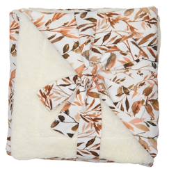 Linge de maison et décoration-Linge de lit enfant-Couverture polaire caramel forest (70 x 100 cm)