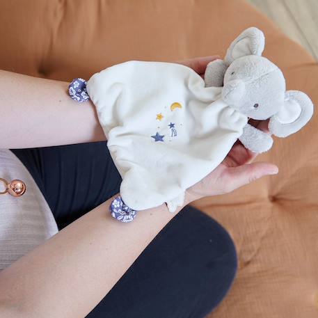 Coffret bola et doudou Bleu, blanc, vert+Gris, blanc, bleu 7 - vertbaudet enfant 