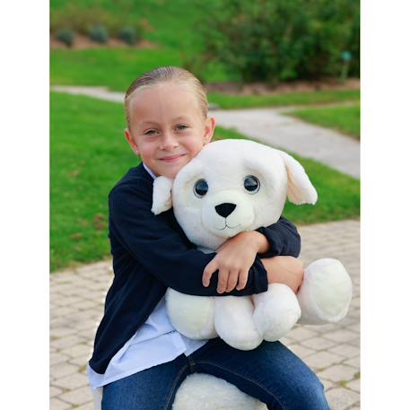 Peluche puppy eyes pets - chien crème - 40 cm Beige 4 - vertbaudet enfant 