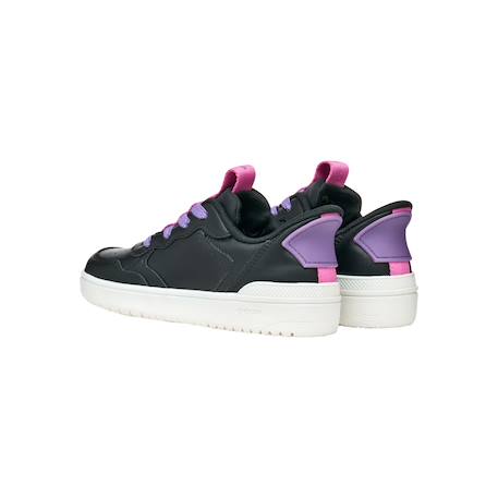 Baskets basses  à lacets Noir fuchia 4 - vertbaudet enfant 