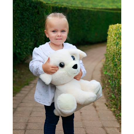 Peluche puppy eyes pets - chien crème - 40 cm Beige 2 - vertbaudet enfant 