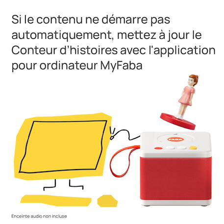 Figurine audio faba pour conteuse et boite à histoires - les plus belles histoires de martine Multicolore 2 - vertbaudet enfant 