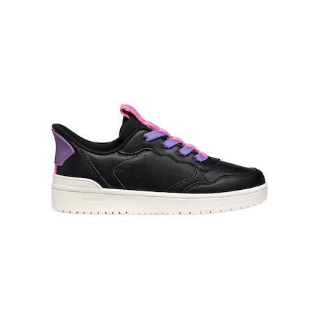 Baskets basses  à lacets Noir fuchia 1 - vertbaudet enfant 