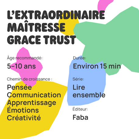 Livre avec livre audio l' extraordinaire maîtresse grace trust - à lire et écouter Multicolore 5 - vertbaudet enfant 