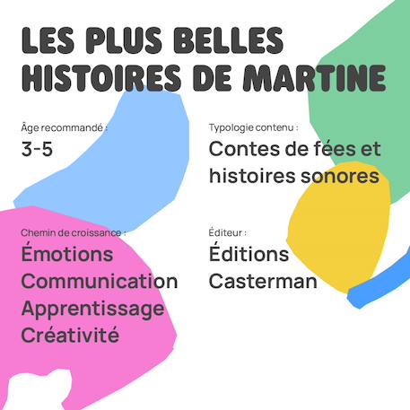 Figurine audio faba pour conteuse et boite à histoires - les plus belles histoires de martine Multicolore 5 - vertbaudet enfant 