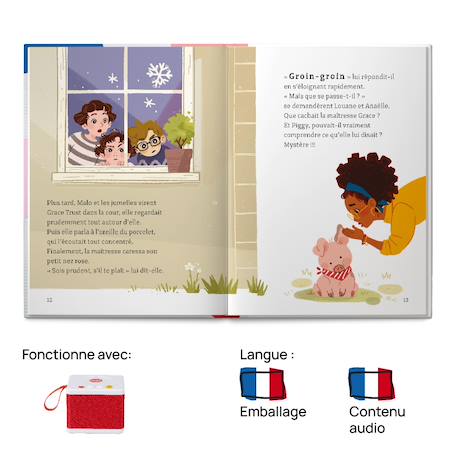 Livre avec livre audio l' extraordinaire maîtresse grace trust - à lire et écouter Multicolore 2 - vertbaudet enfant 