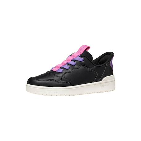 Baskets basses  à lacets Noir fuchia 5 - vertbaudet enfant 