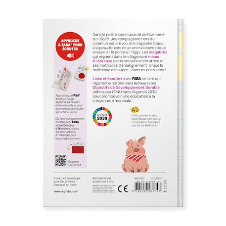 Livre avec livre audio l' extraordinaire maîtresse grace trust - à lire et écouter Multicolore 3 - vertbaudet enfant 
