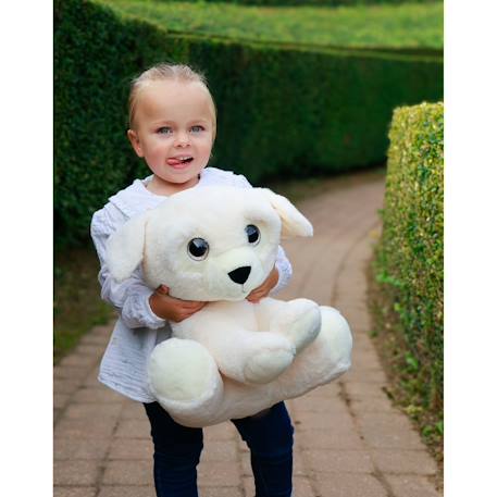 Peluche puppy eyes pets - chien crème - 40 cm Beige 3 - vertbaudet enfant 