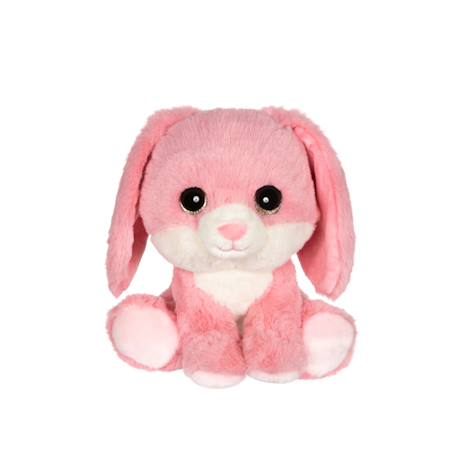 Peluche puppy eyes pets - lapin rose - 22 cm Rose 1 - vertbaudet enfant 