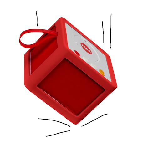Coque de protection babam pour boite a histoire faba Rouge 3 - vertbaudet enfant 
