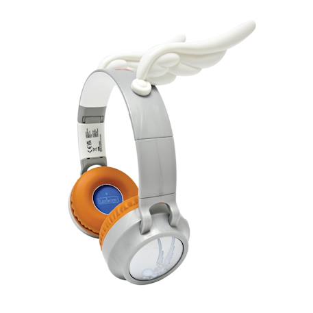 Casque lumineux pliable bluetooth et filaire astérix avec limitation du volume Gris 3 - vertbaudet enfant 