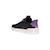 Baskets basses  à lacets Noir fuchia 3 - vertbaudet enfant 