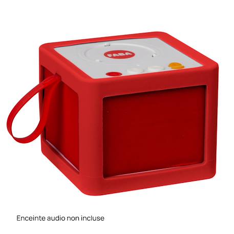 Coque de protection babam pour boite a histoire faba Rouge 2 - vertbaudet enfant 