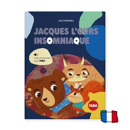 Livre avec livre audio jacques l'ours insomniaque - à lire et écouter Multicolore 1 - vertbaudet enfant 