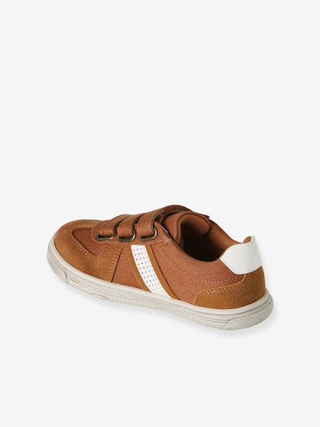 Baskets enfant garçon à scratchs marron 3 - vertbaudet enfant 