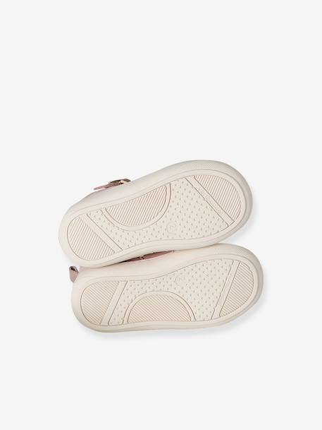 Chaussures premiers pas bébé à boucle or+rose 10 - vertbaudet enfant 
