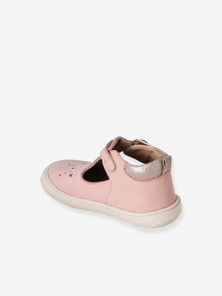Chaussures premiers pas bébé à boucle or+rose 8 - vertbaudet enfant 