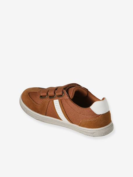 Baskets enfant textile scratchs marron 3 - vertbaudet enfant 