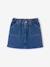 Jupe en jean fille bleu clair+bleu moyen+denim brut 5 - vertbaudet enfant 