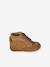 Chaussures premiers pas bébé lacets beige irisé+camel+MARRON CLAIR UNI 12 - vertbaudet enfant 