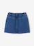 Jupe en jean fille bleu clair+bleu moyen+denim brut 6 - vertbaudet enfant 