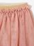 Jupon cérémonie en tulle pailleté bébé blanc+blush 6 - vertbaudet enfant 