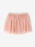 Jupon cérémonie en tulle pailleté bébé blanc+blush 4 - vertbaudet enfant 