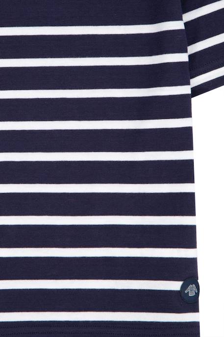 Marinière en coton etel enfant Blanc/navire+Navire/blanc+Navire/braise 6 - vertbaudet enfant 