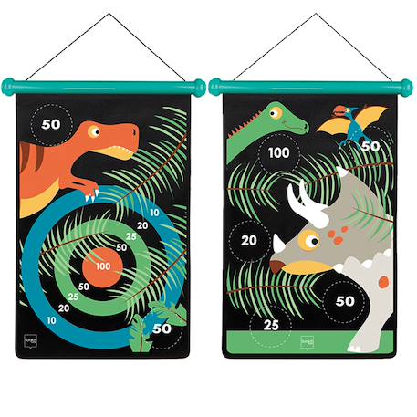 Jeu de fléchettes - le monde des dinos Multicolor 1 - vertbaudet enfant 