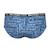 Boxer smileyworld® |  fille Bleu jean imprimé+Noir / Multicolore imprimé+Noir imprimé 2 - vertbaudet enfant 