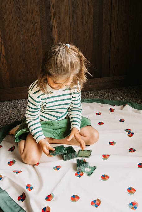 Tapis de jeu & sac à jouets-snail Vert & couleur naturelle 2 - vertbaudet enfant 