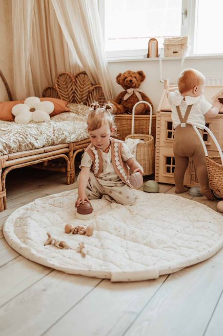 Organic tapis d´éveil & sac - lune Blanc & bleu 6 - vertbaudet enfant 