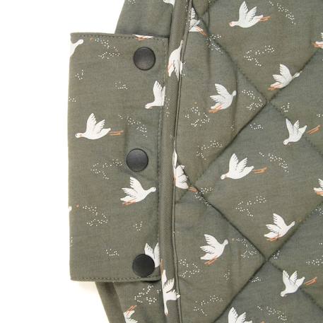 Organic tapis d´éveil & sac - oiseaux Gris foncer & blanc 2 - vertbaudet enfant 