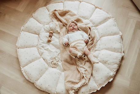 Tapis d´éveil & cocon organic-lune Blanc & bleu 3 - vertbaudet enfant 