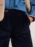 Pantalon flare en velours Beige+Marine 8 - vertbaudet enfant 
