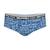 Boxer smileyworld® |  fille Bleu jean imprimé+Noir / Multicolore imprimé+Noir imprimé 1 - vertbaudet enfant 