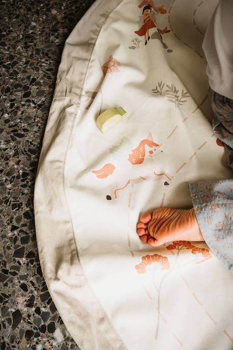 Tapis de jeu & sac à jouets-fairy world Vert, rose et naturel 4 - vertbaudet enfant 