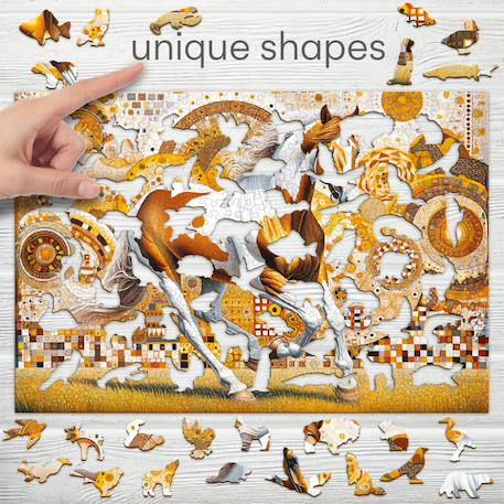 Puzzle 500 pièces - cheval Multicolor 3 - vertbaudet enfant 