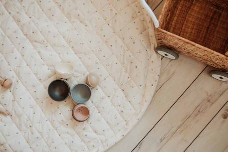 Organic tapis d´éveil & sac - lune Blanc & bleu 5 - vertbaudet enfant 