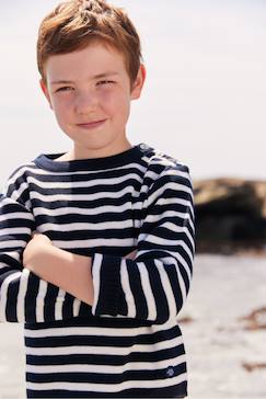 -Pull marin rayé  fouesnant enfant