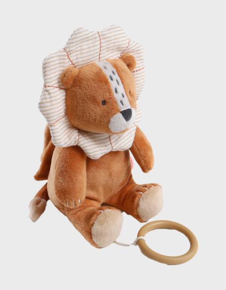 Peluche mini-musicale babou en veloudoux Marron 2 - vertbaudet enfant 