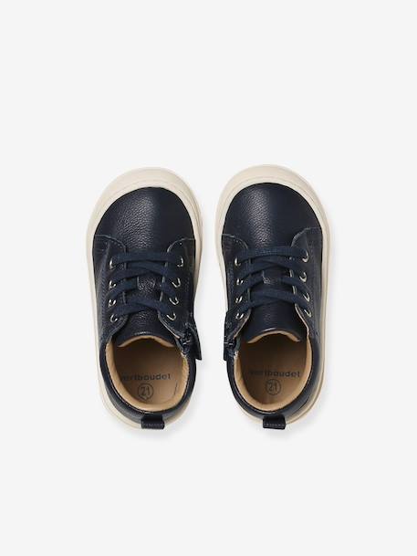 Chaussures premiers pas bébé lacets bleu+camel+kaki+lot bleu+marine 28 - vertbaudet enfant 