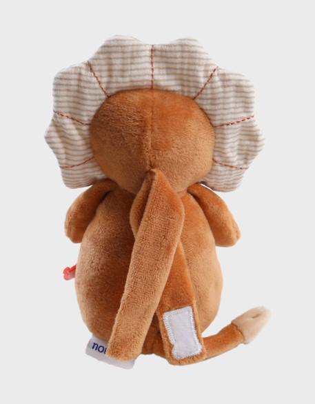 Peluche mini-musicale babou en veloudoux Marron 3 - vertbaudet enfant 